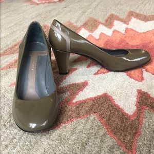 Theory Patent Leather Pumps